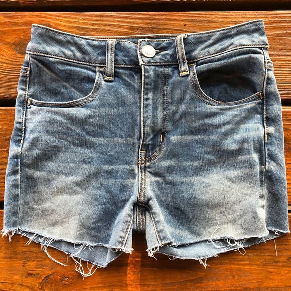 American Eagle Outfitters Pants - AE Hi-Rise Cutoff Jean Shorts 2 Super Stretch